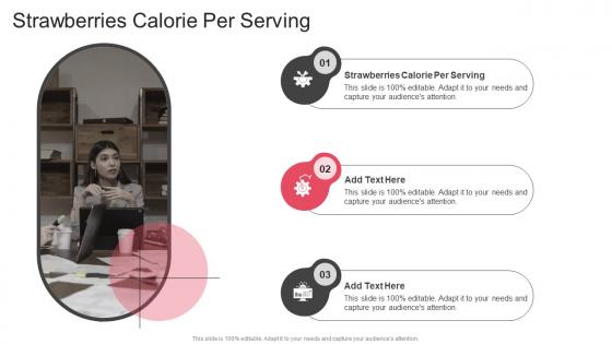 Strawberries Calorie Per Serving In Powerpoint And Google Slides Cpb
