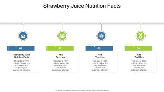 Strawberry Juice Nutrition Facts In Powerpoint And Google Slides Cpb