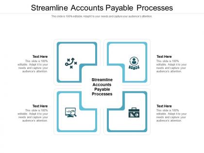 Streamline accounts payable processes ppt powerpoint presentation icon brochure cpb