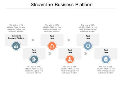 Streamline business platform ppt powerpoint presentation outline brochure cpb