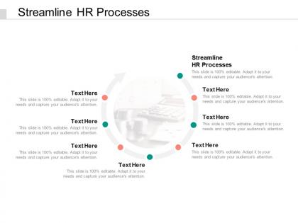 Streamline hr processes ppt powerpoint presentation slide cpb