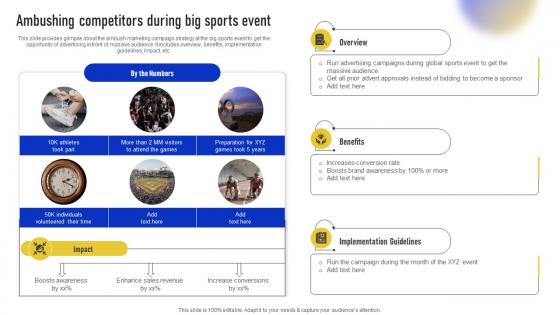 Streamlined Ambush Marketing Techniques Ambushing Competitors During Big Sports Event MKT SS V