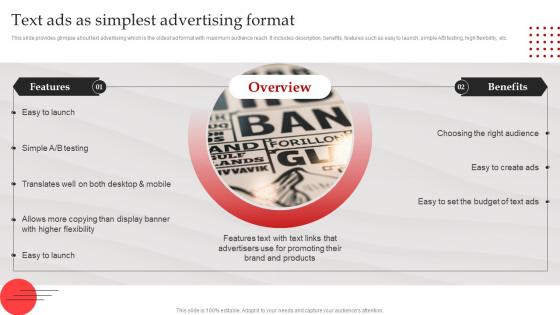 Streamlined Paid Media Text Ads As Simplest Advertising Format MKT SS V