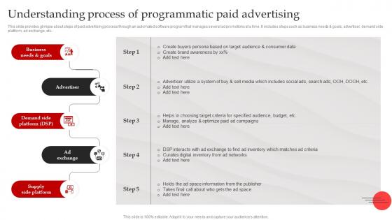 Streamlined Paid Media Understanding Process Of Programmatic Paid Advertising MKT SS V