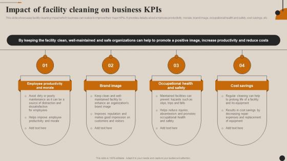 Streamlining Facility Management Impact Of Facility Cleaning On Business Kpis