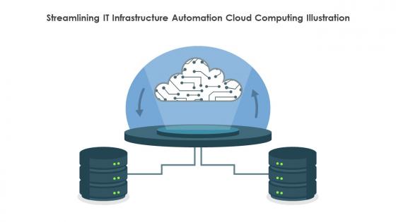 Streamlining IT Infrastructure Automation Cloud Computing Illustration