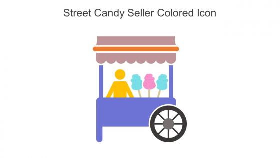 Street Candy Seller Colored Icon In Powerpoint Pptx Png And Editable Eps Format