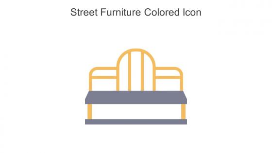 Street Furniture Colored Icon In Powerpoint Pptx Png And Editable Eps Format