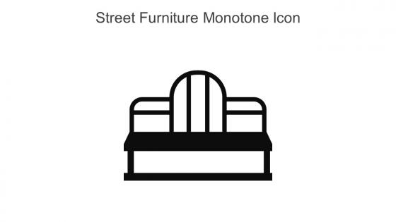 Street Furniture Monotone Icon In Powerpoint Pptx Png And Editable Eps Format