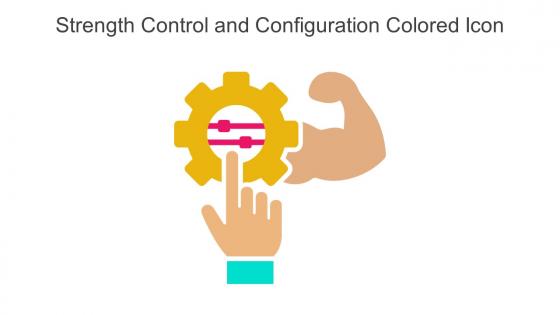 Strength Control And Configuration Colored Icon In Powerpoint Pptx Png And Editable Eps Format