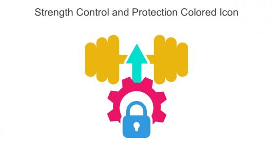 Strength Control And Protection Colored Icon In Powerpoint Pptx Png And Editable Eps Format