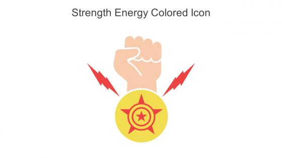 Strength Energy Colored Icon In Powerpoint Pptx Png And Editable Eps Format