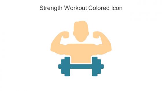 Strength Workout Colored Icon In Powerpoint Pptx Png And Editable Eps Format