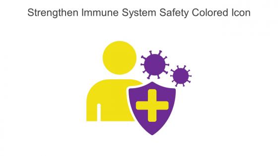 Strengthen Immune System Safety Colored Icon In Powerpoint Pptx Png And Editable Eps Format