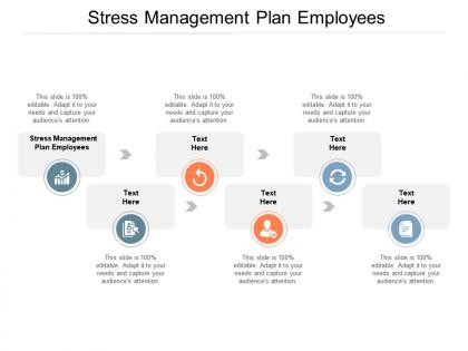 Stress management plan employees ppt powerpoint presentation infographic template cpb