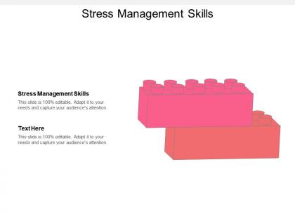 Stress management skills ppt powerpoint presentation inspiration graphic tips cpb