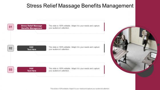 Stress Relief Massage Benefits Management In Powerpoint And Google Slides Cpb
