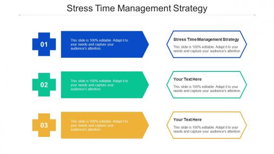 Stress Time Management Strategy Ppt Powerpoint Presentation Inspiration Ideas Cpb
