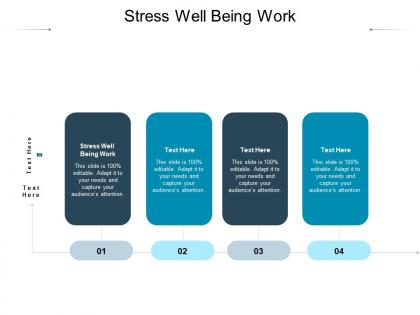 Stress well being work ppt powerpoint presentation layouts good cpb