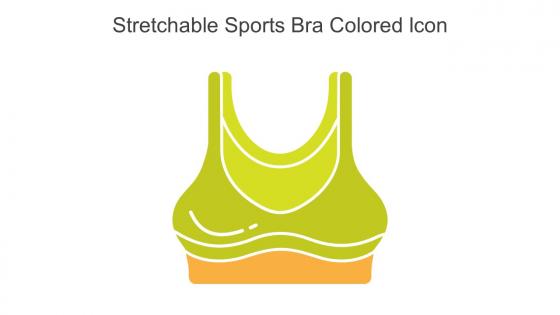 Stretchable Sports Bra Colored Icon In Powerpoint Pptx Png And Editable Eps Format