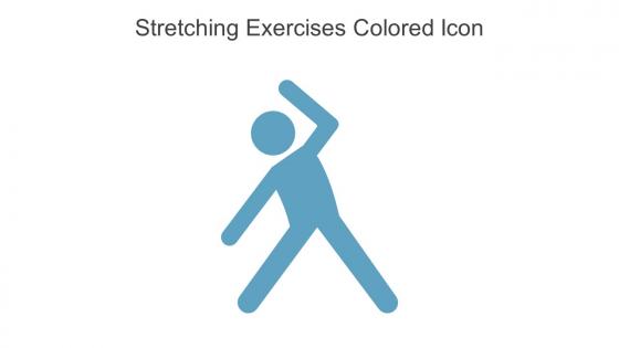 Stretching Exercises Colored Icon In Powerpoint Pptx Png And Editable Eps Format