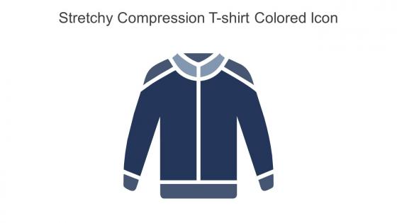 Stretchy Compression T Shirt Colored Icon In Powerpoint Pptx Png And Editable Eps Format