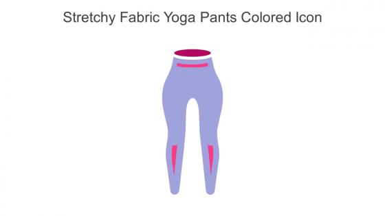 Stretchy Fabric Yoga Pants Colored Icon In Powerpoint Pptx Png And Editable Eps Format
