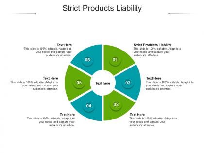 Strict products liability ppt powerpoint presentation professional graphics template cpb
