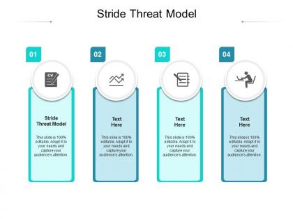 Stride threat model ppt powerpoint presentation infographic template smartart cpb
