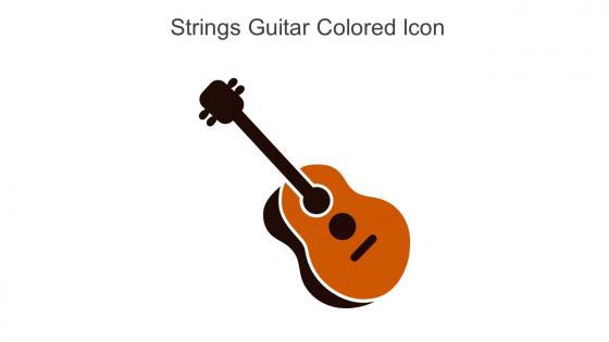 Strings Guitar Colored Icon In Powerpoint Pptx Png And Editable Eps Format