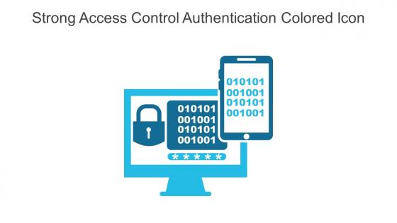 Strong Access Control Authentication Colored Icon In Powerpoint Pptx Png And Editable Eps Format