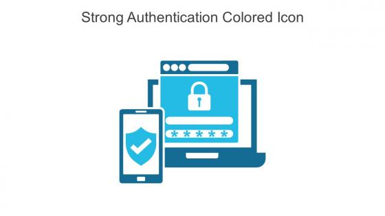 Strong Authentication Colored Icon In Powerpoint Pptx Png And Editable Eps Format