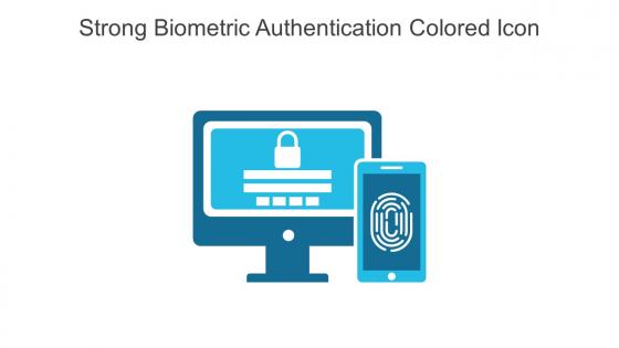 Strong Biometric Authentication Colored Icon In Powerpoint Pptx Png And Editable Eps Format