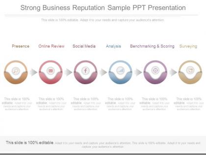 Strong business reputation sample ppt presentation