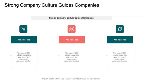 Strong Company Culture Guides Companies In Powerpoint And Google Slides Cpb
