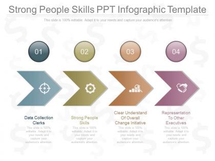 Strong people skills ppt infographic template