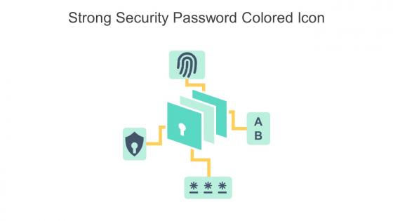 Strong Security Password Colored Icon In Powerpoint Pptx Png And Editable Eps Format