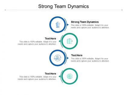 Strong team dynamics ppt powerpoint presentation show outfit cpb