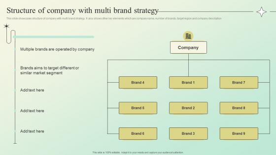 Structure Of Company With Multi Brand Strategy Building A Brand Identity For Companies