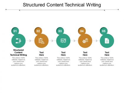 Structured content technical writing ppt powerpoint presentation infographic template icon cpb