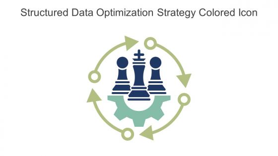 Structured Data Optimization Strategy Colored Icon In Powerpoint Pptx Png And Editable Eps Format