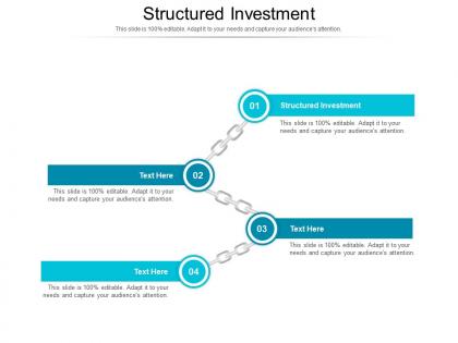Structured investment ppt powerpoint presentation ideas introduction cpb