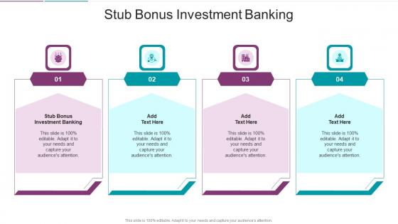 Stub Bonus Investment Banking In Powerpoint And Google Slides Cpb
