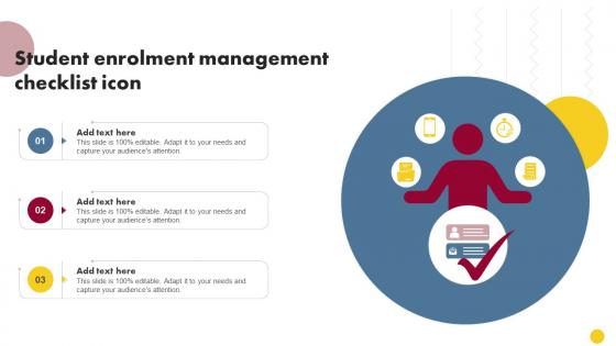 Student Enrolment Management Checklist Icon