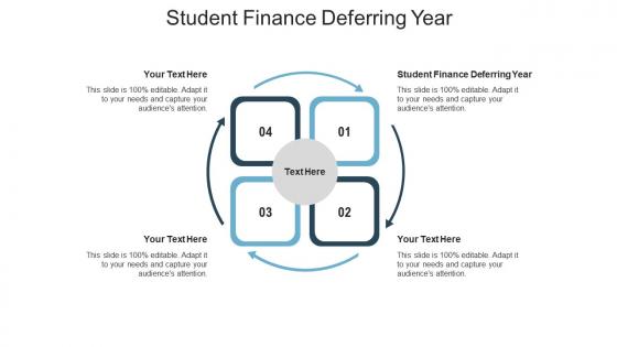 Student finance deferring year ppt powerpoint presentation ideas infographic template cpb