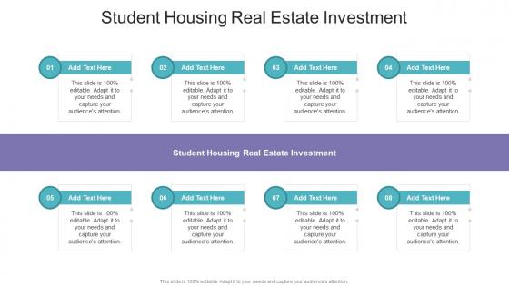 Student Housing Real Estate Investmentin Powerpoint And Google Slides Cpb
