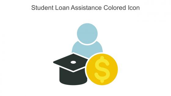 Student Loan Assistance Colored Icon In Powerpoint Pptx Png And Editable Eps Format