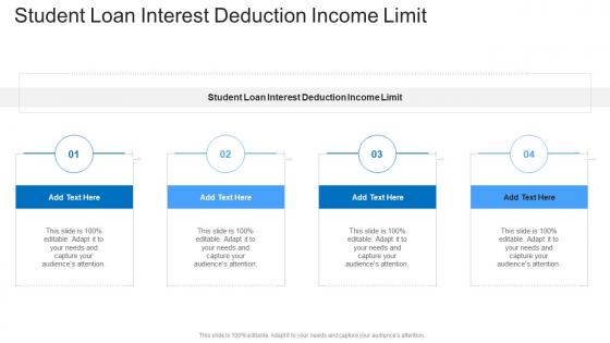 Student Loan Interest Deduction Income Limit In Powerpoint And Google Slides Cpb