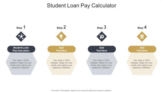 Student Loan Pay Calculator In Powerpoint And Google Slides Cpb