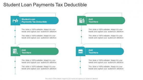 Student Loan Payments Tax Deductible In Powerpoint And Google Slides Cpb